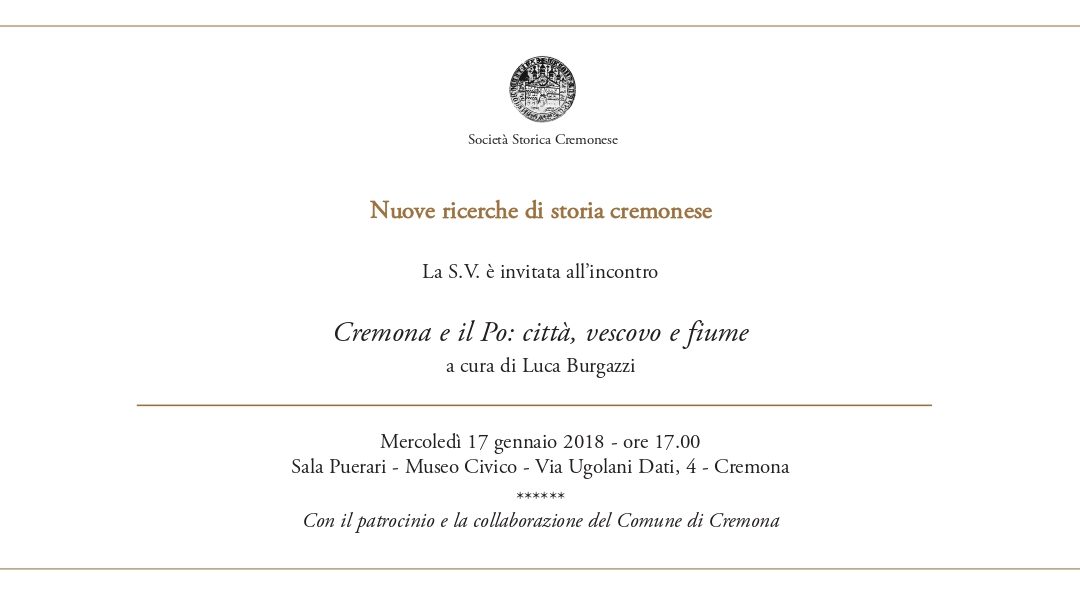 Cremona e il Po Città vescovo e fiume