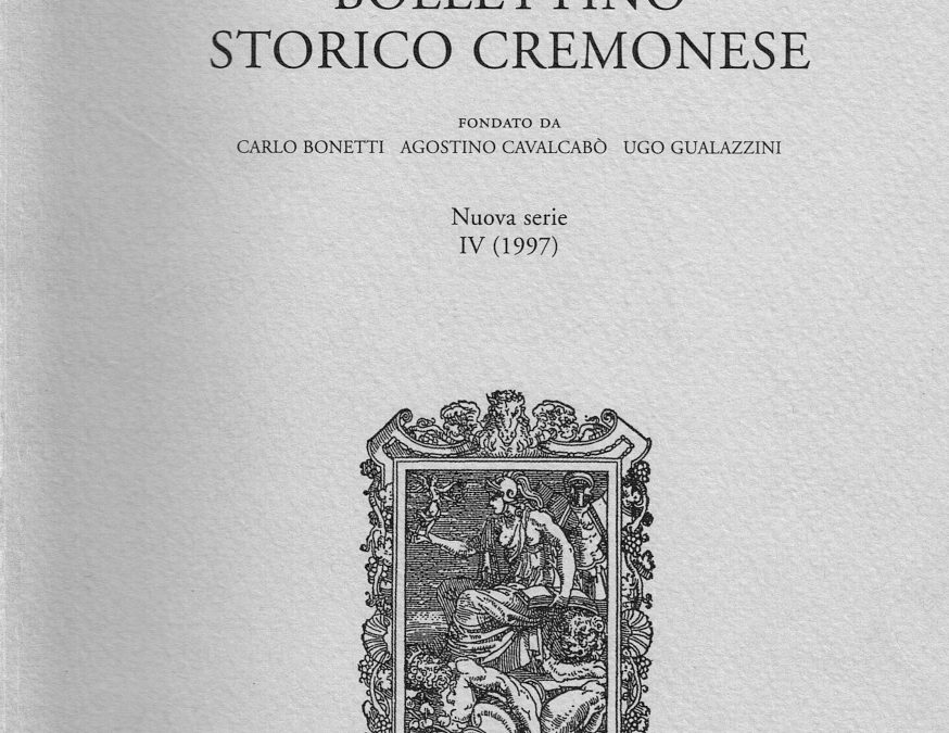 Bollettino Storico Cremonese 4