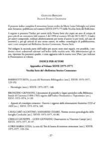 Indici Bollettino Storico